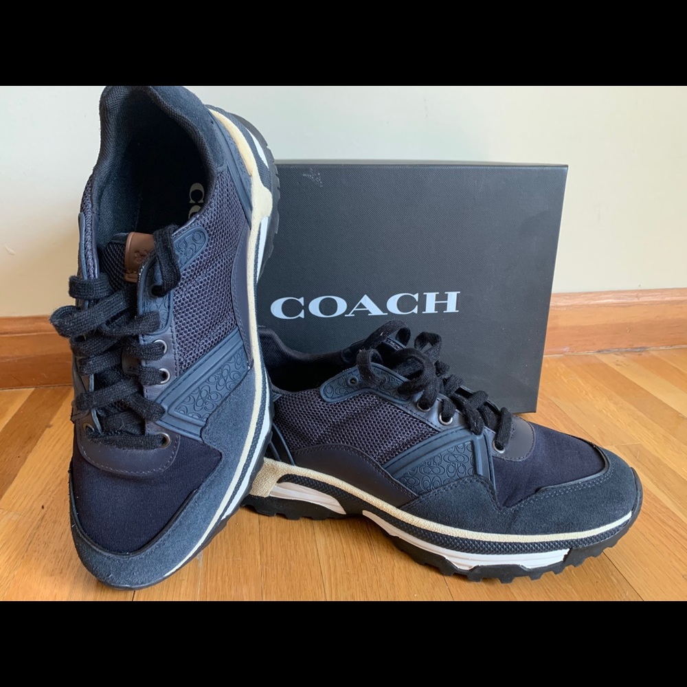 Coach Sneakers Blue - Like New - 10D